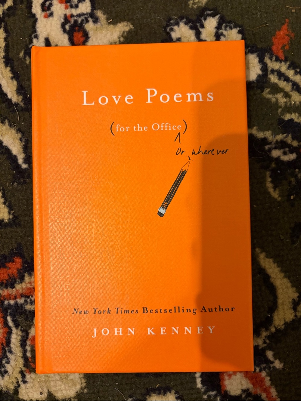 Original Penguin Orange Hardcover Poetry Book